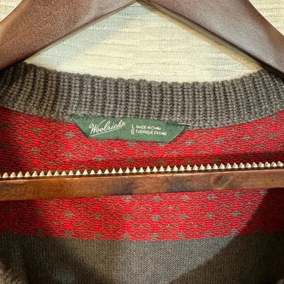 Woolrich women’s Long sleeve Pullover Henley Grey Size Large - Picture 3 of 6